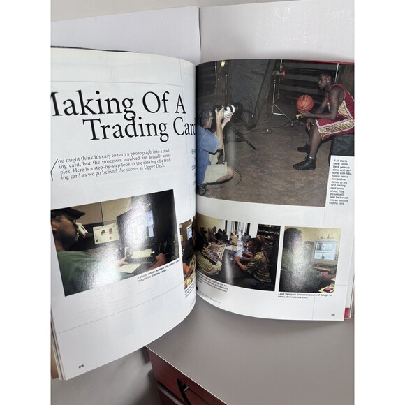 Upper Deck LeBron James Magazine 2003 Rookie Year Tuff Stuff Michael Jordan - Picture 13 of 13